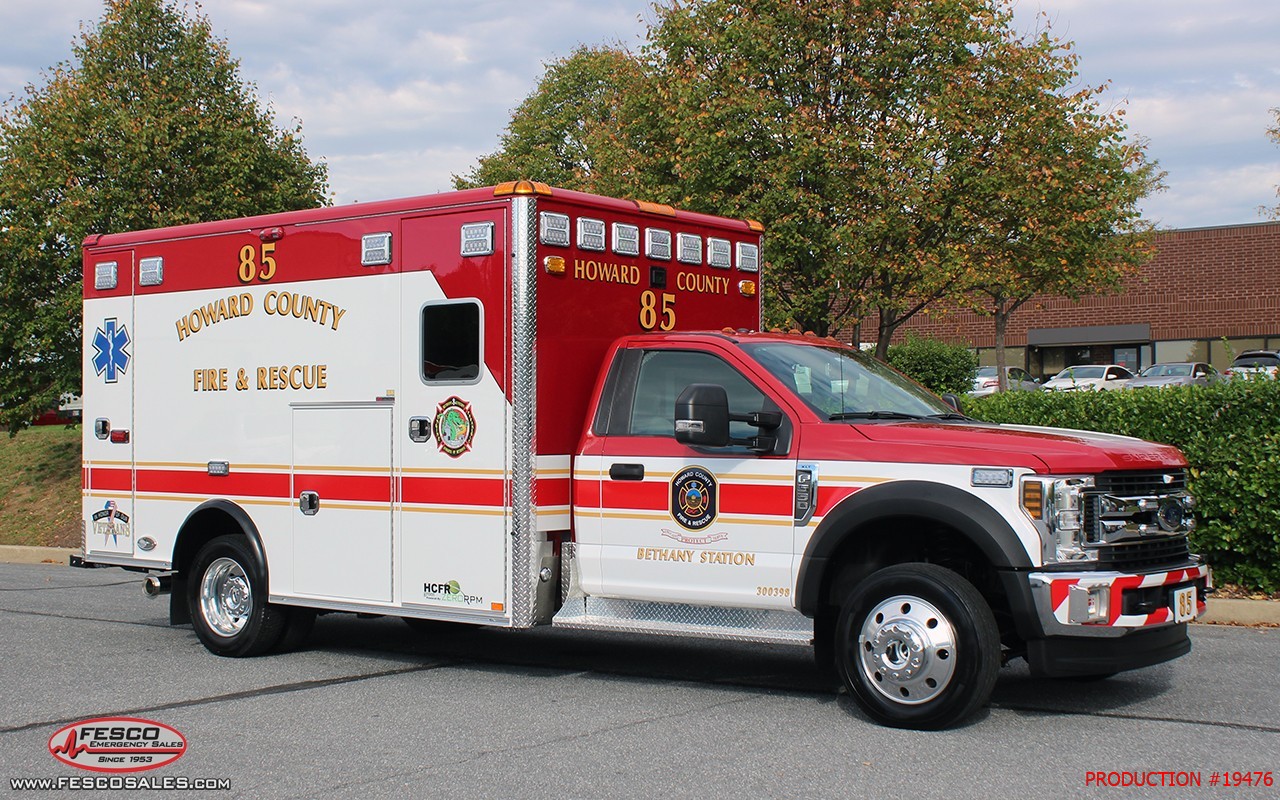 2019 Horton 603F Ford F550 4x4 FESCO