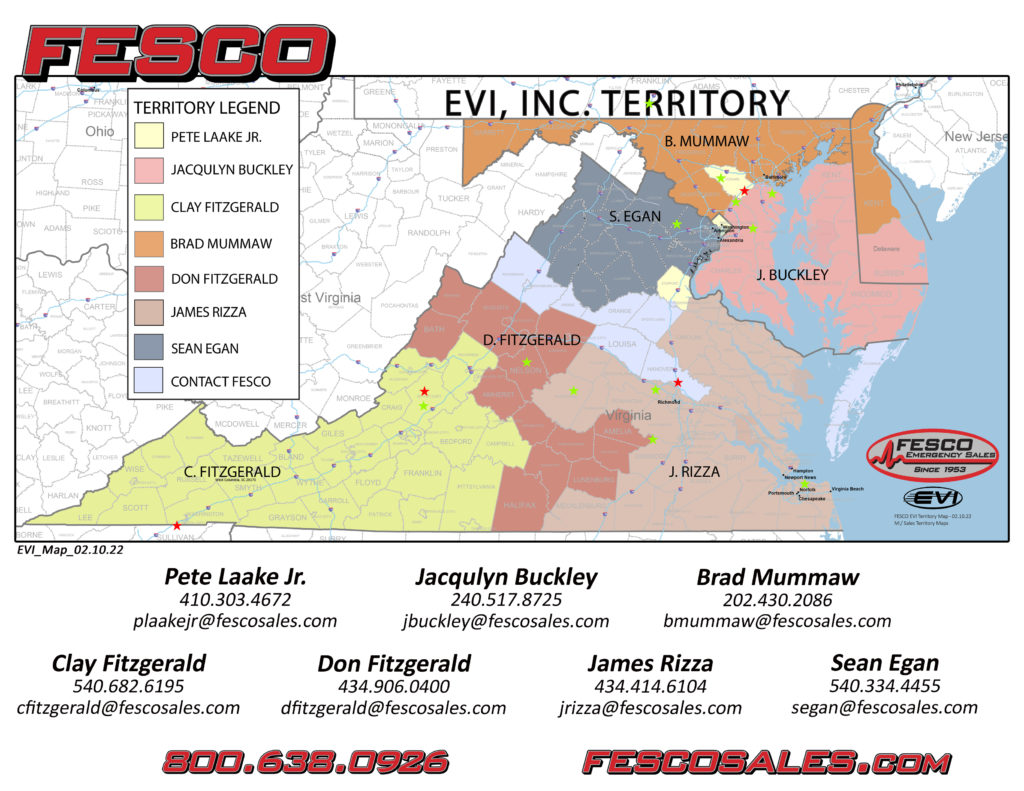 FESCO_EVI_Map_03.31.22-1024x791 Sales Territory Maps