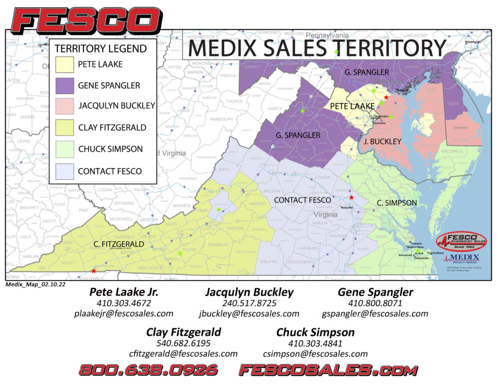 FESCO_Medix_Map_03.31.22-1024x791 Sales Territory Maps