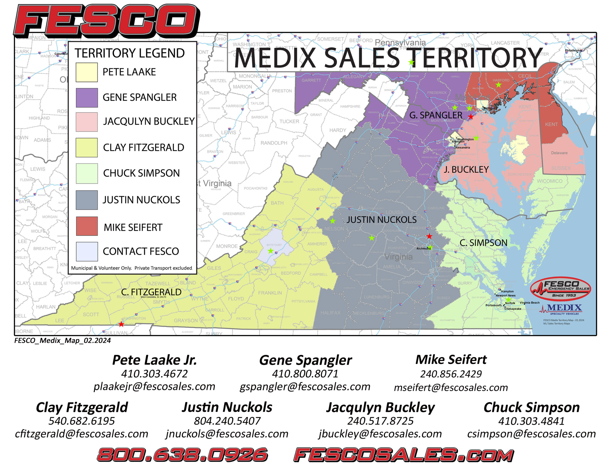 FESCO_Medix_Map_02.2024-scaled Sales Territory Maps